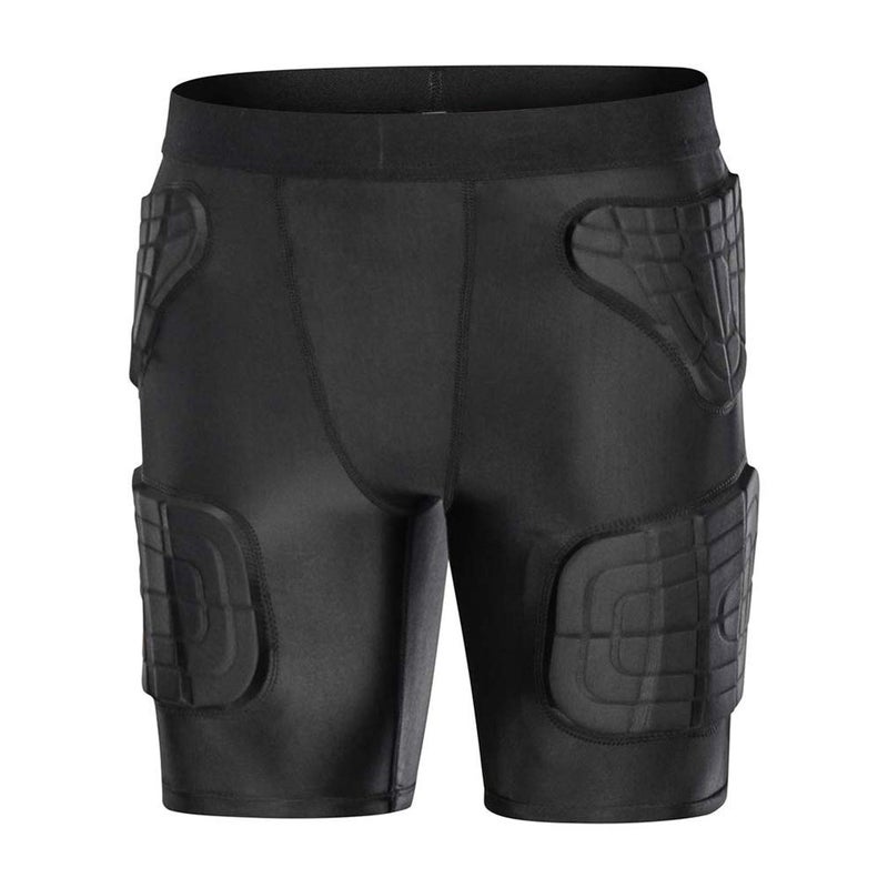 Topeter Padded Shorts, Crash Pants Goalie Shorts Youth Hockey Butt Pads for Kids Skateboarding Soccer, Baseball, Goalkeeper, Airsoft (YXL, Black) - Image 1